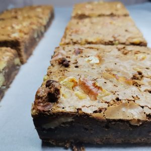 Brownie clásico con nueces